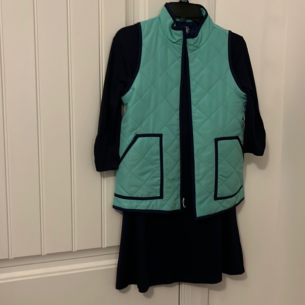Girls Dress with Vest